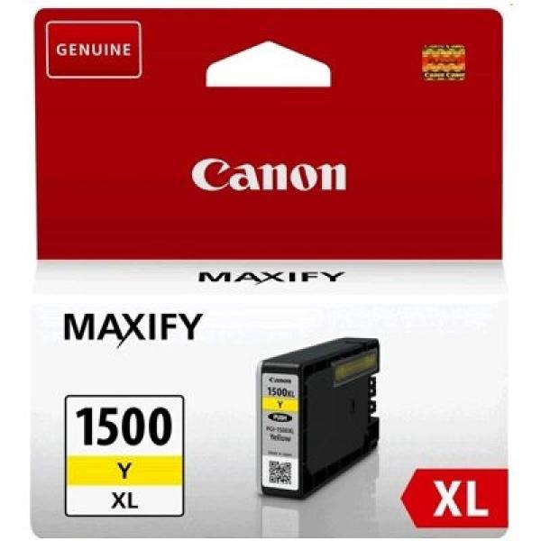 Tusz Oryginalny Canon PGI-1500 XL Y (9195B001) (Żółty) - DARMOWA DOSTAWA w 24h