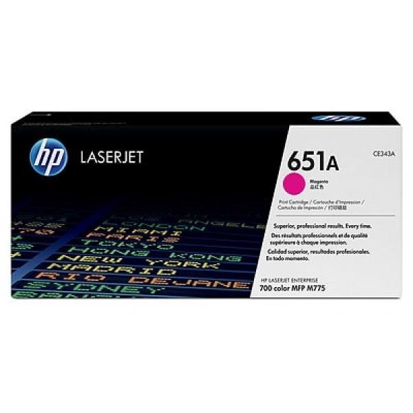 Toner Oryginalny HP 651A (CE343A) (Purpurowy) - DARMOWA DOSTAWA w 24h