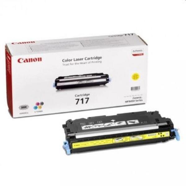 Toner Oryginalny Canon CRG-717 Y (2575B002AA) (Żółty) - DARMOWA DOSTAWA w 24h