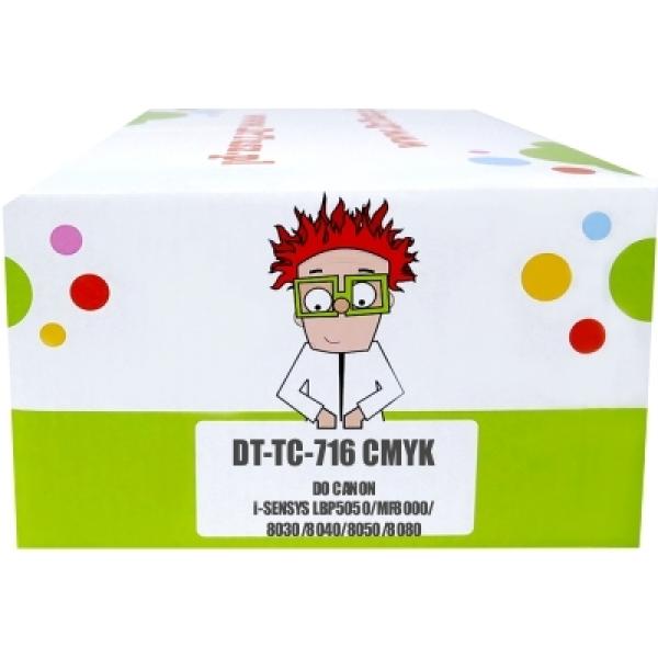 Tonery Zamienniki CRG-716 CMYK do Canon (DT-TC-716/K) (komplet) - DARMOWA DOSTAWA w 24h