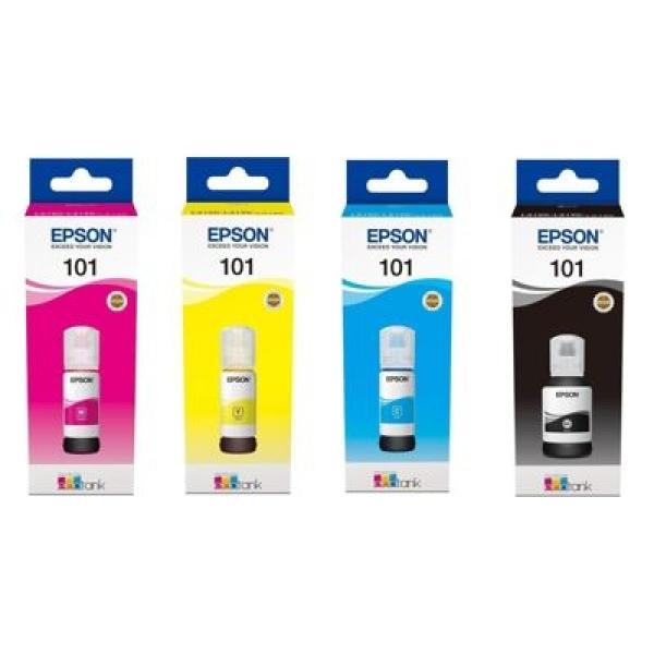 Tusze Oryginalne Epson 101 CMYK (C13T03V64A) (komplet) - DARMOWA DOSTAWA w 24h