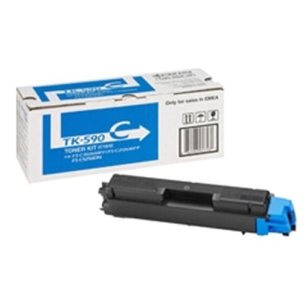 Toner Oryginalny Kyocera TK-590C (TK-590C) (Błękitny) - DARMOWA DOSTAWA w 24h