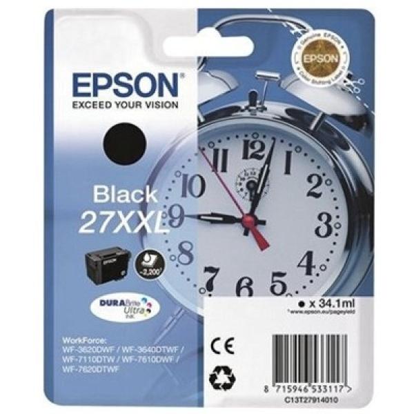 Tusz Oryginalny Epson 27 XXL (C13T279140) (Czarny) - DARMOWA DOSTAWA w 24h