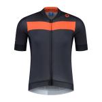 Rogelli prime męska koszulka rowerowa niebiesko pomarańczowa - Rozmiar: 2XL