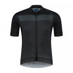 Rogelli prime męska koszulka rowerowa czarno szara - Rozmiar: XL
