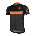 Rogelli hero 001.264 męska koszulka rowerowa szary/czarny/pomarańczowy - Rozmiar: XL