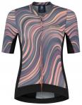 Rogelli lynn damska koszulka rowerowa, szaro-koralowa - Rozmiar: XL