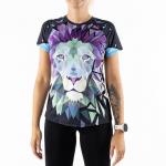 Kaymaq polygonal lion pro mesh damska koszulka sportowa / biegowa - Rozmiar: XL