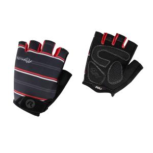 Rogelli rękawiczki rowerowe damskie stripe red/black - Rozmiar: XL