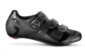 Crono cr-3-22 buty rowerowe szosowe, czarne - Rozmiar: 42