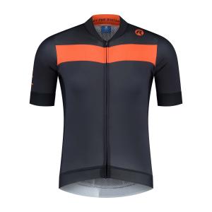 Rogelli prime męska koszulka rowerowa niebiesko pomarańczowa - Rozmiar: XL