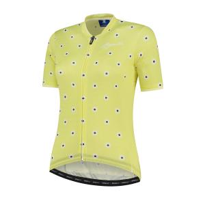 Rogelli koszulka rowerowa damska daisy żółta - Rozmiar: L