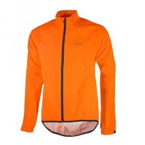 Rogelli tellico kurtka rowerowa przeciwdeszczowa, fluor pomarańczowy - Rozmiar: S