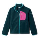 Dziecięcy polar Columbia Fast Trek™ III Fleece Full Zip Jacket night wave/pink ice - L