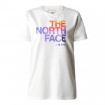 Damski t-shirt The North Face Foundation Graphic Tee S/S Eu gardenia white/black - XS
