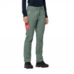 Spodnie softshellowe OVERLAND PANTS W hedge green - 76
