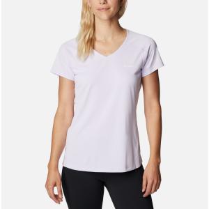 Damska koszulka Columbia Zero Rules SS Shirt purple tint - S