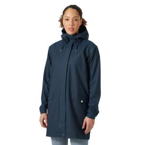 Damski płaszcz przeciwdeszczowy Helly Hansen Moss Rain Coat navy - S