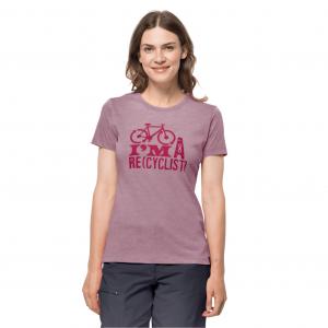 Damski t-shirt OCEAN TRAIL T W violet quartz - L