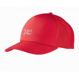 Czapka z daszkiem Jack Wolfskin USON CAP red glow - ONE SIZE