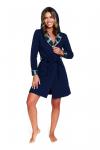 Szlafrok damski SWW 7365 navy blue plus