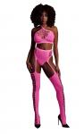 Two Piece with Crop Top and Stockings