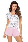 Piżama damska Sheep short różowa
