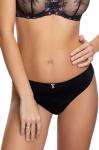 Figi stringi Daisy 41722 czarno fioletowe