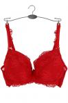 Biustonosz Ambre push up czerwony
