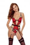 PORIGELIA CORSET red/black