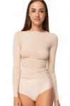Koszulka Simple longsleeve nude