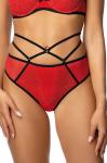 Figi Loren 3636/5 czerwono czarne