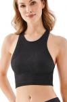 Top Seamless halter rib 1203 czarny