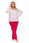 Piżama PM 5282 viva magenta plus