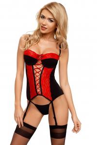 TIFFANY CORSET red