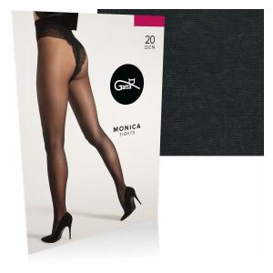Rajstopy Monica microfibre 20den czarne plus