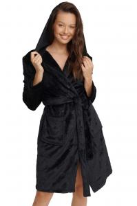 Szlafrok Glossy 41066 czarny