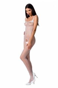 Passion BS071 white Bodystocking