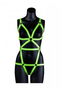 Full Body Harness - GitD - Neon Green/Black