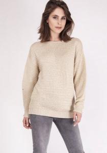 MKMSwetry Beatrix SWE 097 Beżowy sweter damski