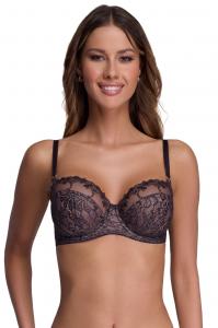 Biustonosz soft 2189 chocolate brown plus