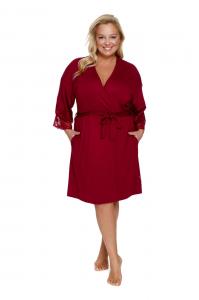 Szlafrok damski SWW 7261 burgundy red