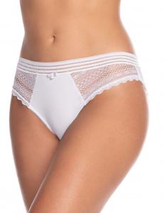 Figi mini bikini L-4004 MB-01 białe 2pak