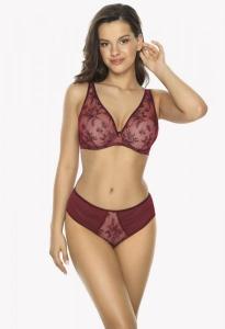 Gaia BS 1032 Jenny Bordowy biustonosz push-up