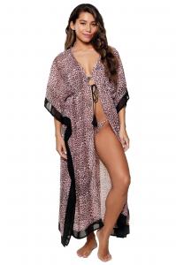 Kimono 7703P-1 leopard print