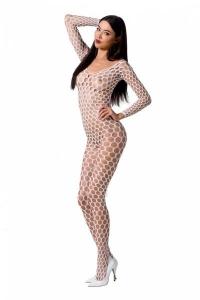 Passion BS077 white Bodystocking