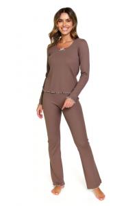 Piżama damska PM 7304 mocha mousse