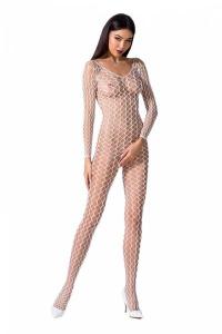 Passion BS068 white Bodystocking