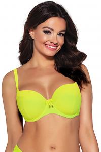 Biustonosz kąpielowy 13 neon yellow