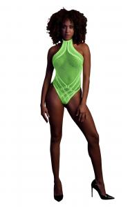 Body with Halter Neck - Neon Green
